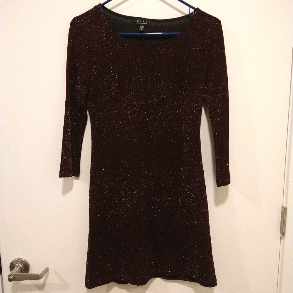 Sparkly purple dress